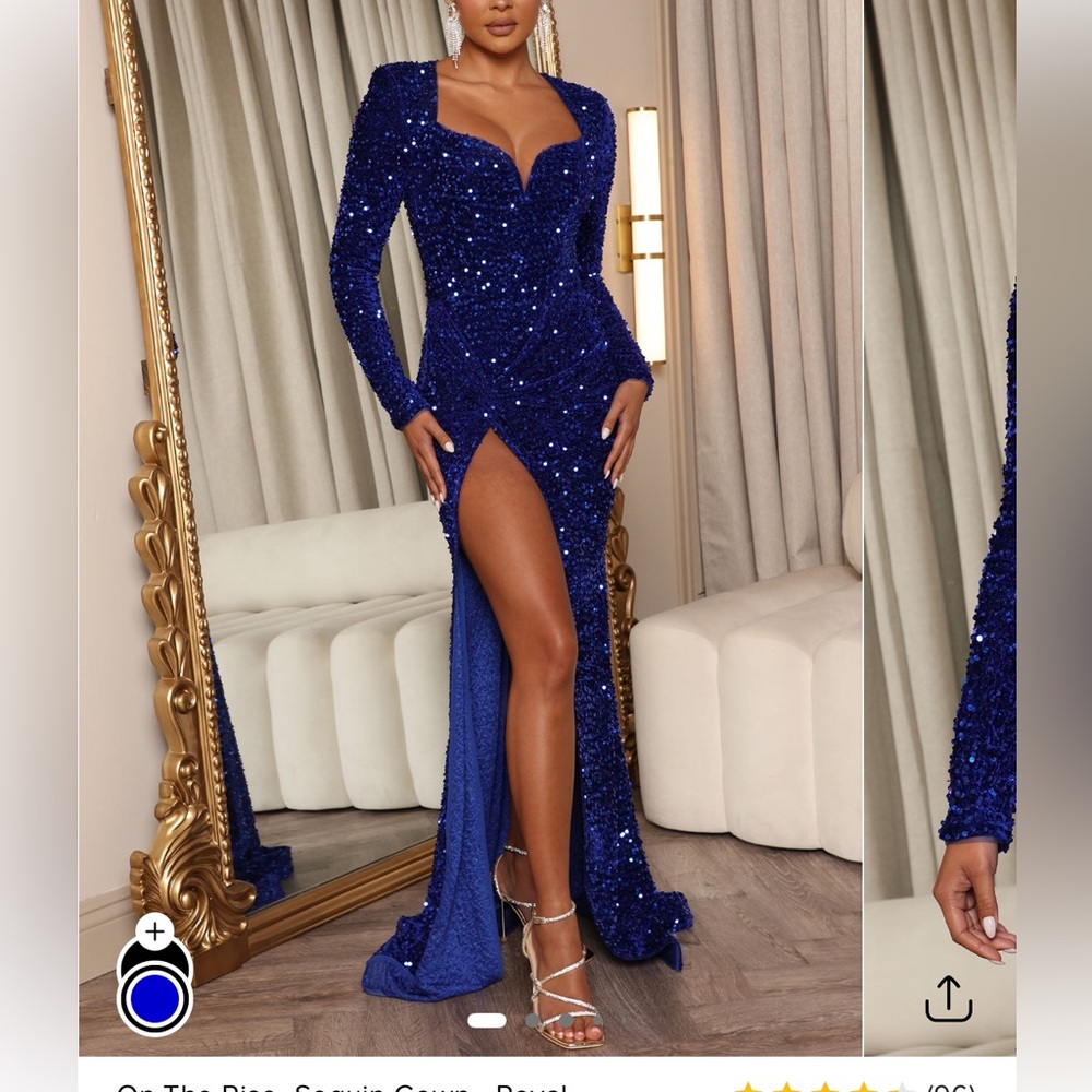 NWT fashion nova lux dress